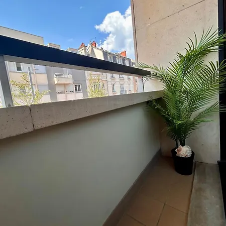 L'escale Remoise - Cathedrale Et Parking Prive 1m90 Ρενς